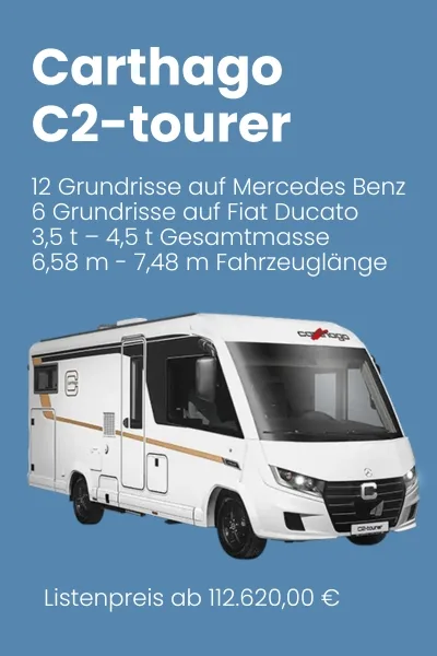 carthago c2-tourer vollintegriertes wohnmobil reisemobile berens